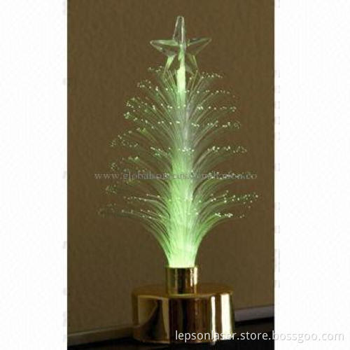 RGB Colorful Mini Cute LED Optic Christmas Tree Night Light